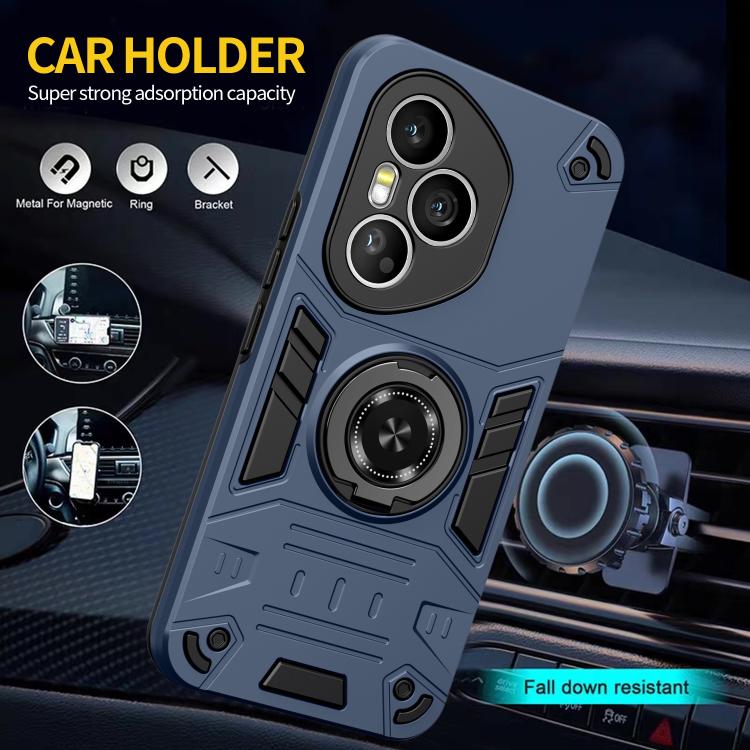For Honor 400 Pro Global 160.8mm Rotating Holder TPU Hybrid PC Phone Case