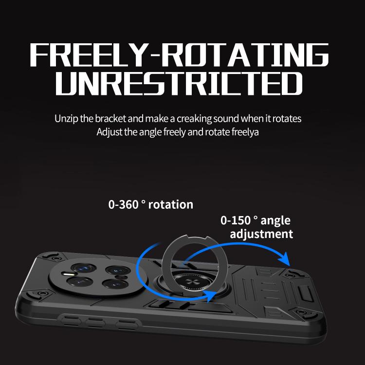 For Honor Magic7 Pro Rotating Holder TPU Hybrid PC Phone Case