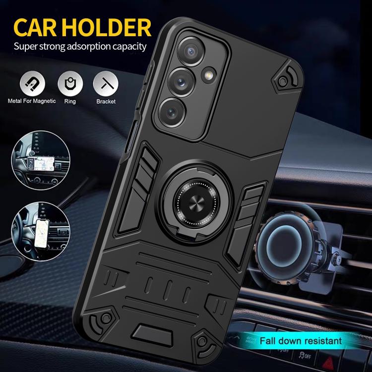 For Samsung Galaxy A16 5G Rotating Holder TPU Hybrid PC Phone Case