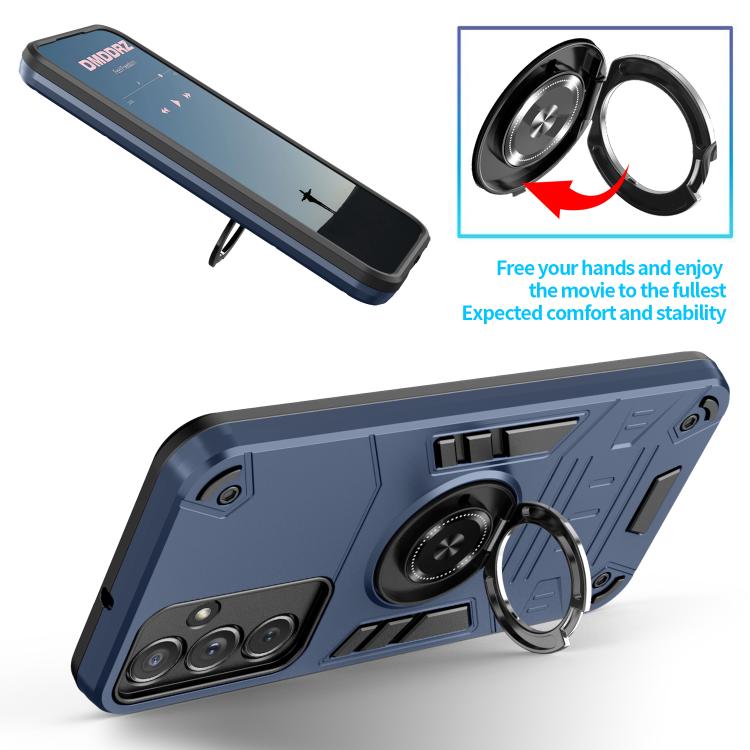 For Samsung Galaxy A16 5G Rotating Holder TPU Hybrid PC Phone Case
