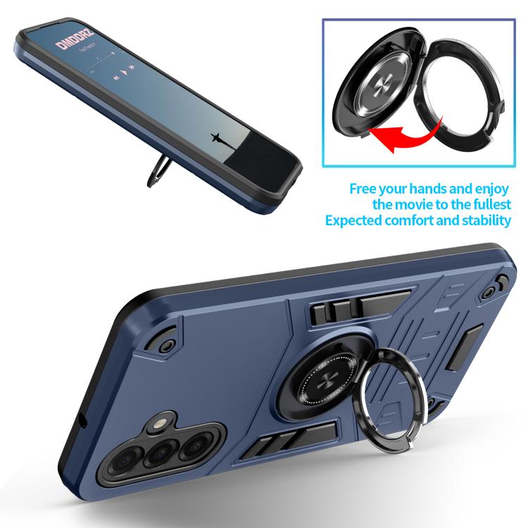 For Samsung Galaxy A17 5G Rotating Holder TPU Hybrid PC Phone Case