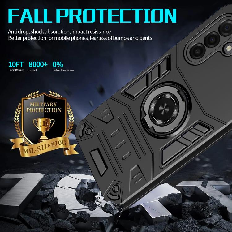 For Samsung Galaxy A26 5G Rotating Holder TPU Hybrid PC Phone Case