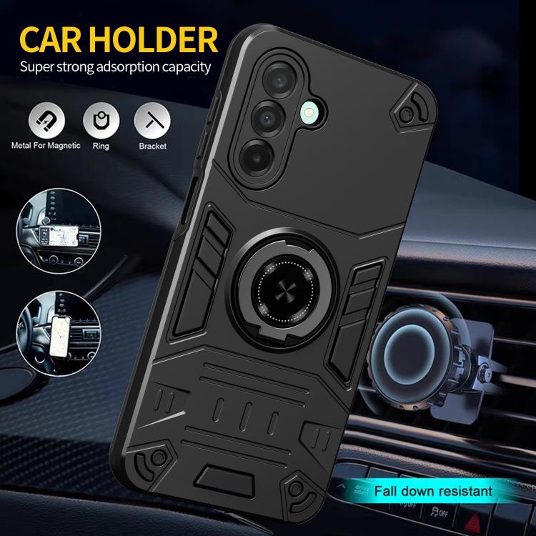 For Samsung Galaxy A26 5G Rotating Holder TPU Hybrid PC Phone Case