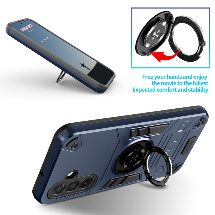 For Samsung Galaxy A26 5G Rotating Holder TPU Hybrid PC Phone Case