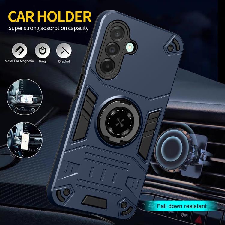 For Samsung Galaxy A26 5G Rotating Holder TPU Hybrid PC Phone Case
