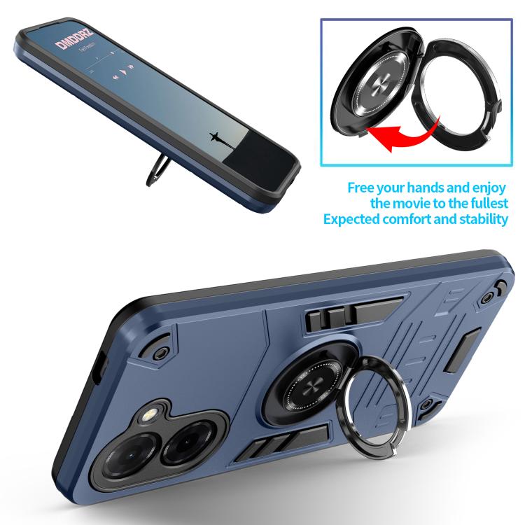 For Redmi A5 4G 171.7mm / Poco C71 Rotating Holder TPU Hybrid PC Phone Case