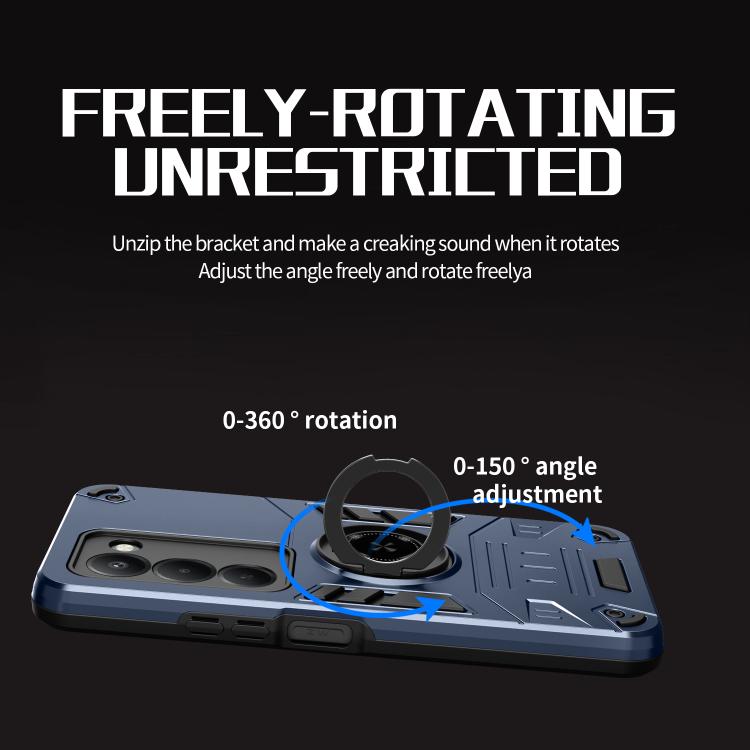 For Redmi 15 5G / 4G EU 171mm Rotating Holder TPU Hybrid PC Phone Case