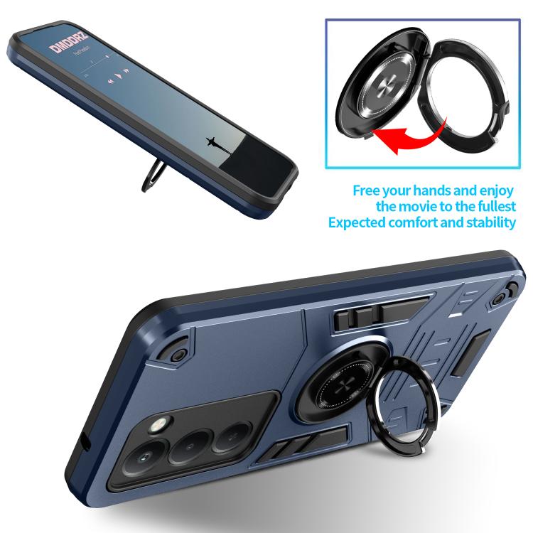 For Redmi 15 5G / 4G EU 171mm Rotating Holder TPU Hybrid PC Phone Case