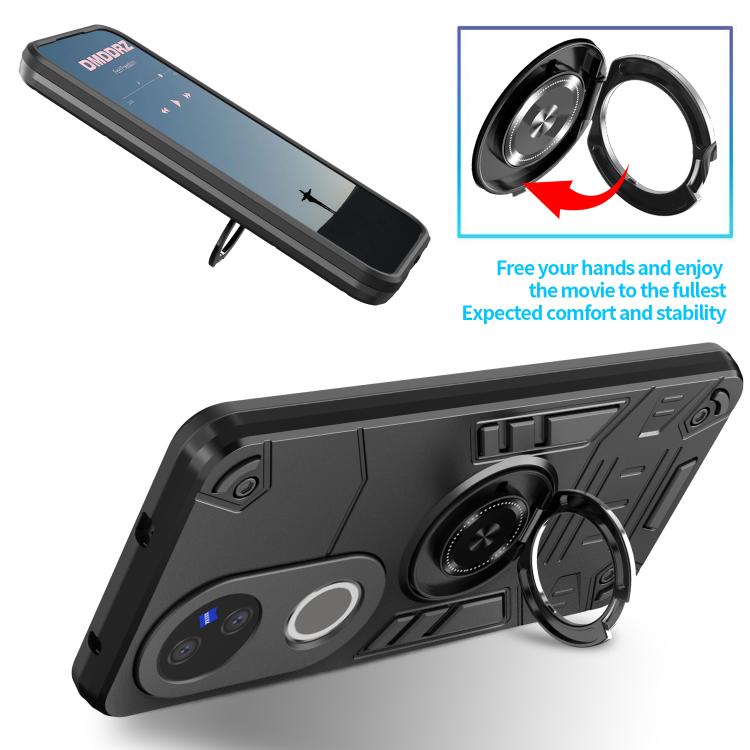 For vivo V50 5G Rotating Holder TPU Hybrid PC Phone Case
