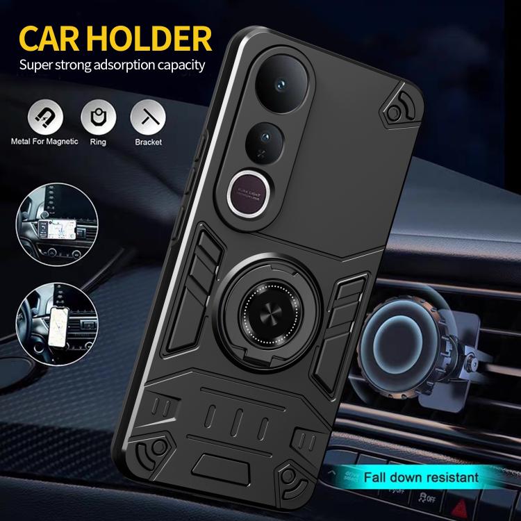 For vivo V50 Lite 5G Rotating Holder TPU Hybrid PC Phone Case