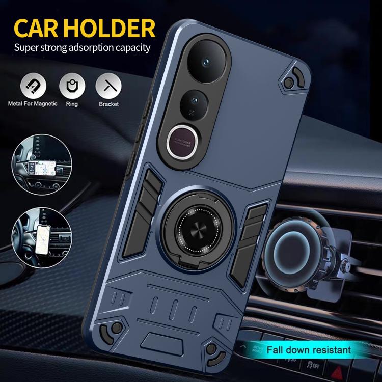 For vivo V50 Lite 5G Rotating Holder TPU Hybrid PC Phone Case