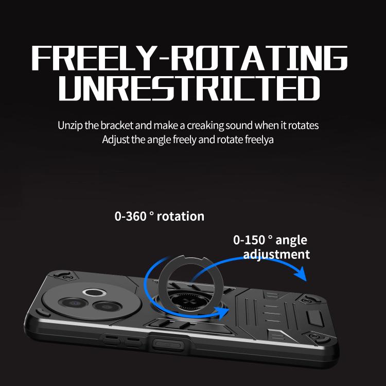 For vivo Y39 5G Rotating Holder TPU Hybrid PC Phone Case