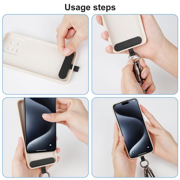 120cm 240W Type-C to Type-C Data Charging Cable Crossbody Phone Lanyard