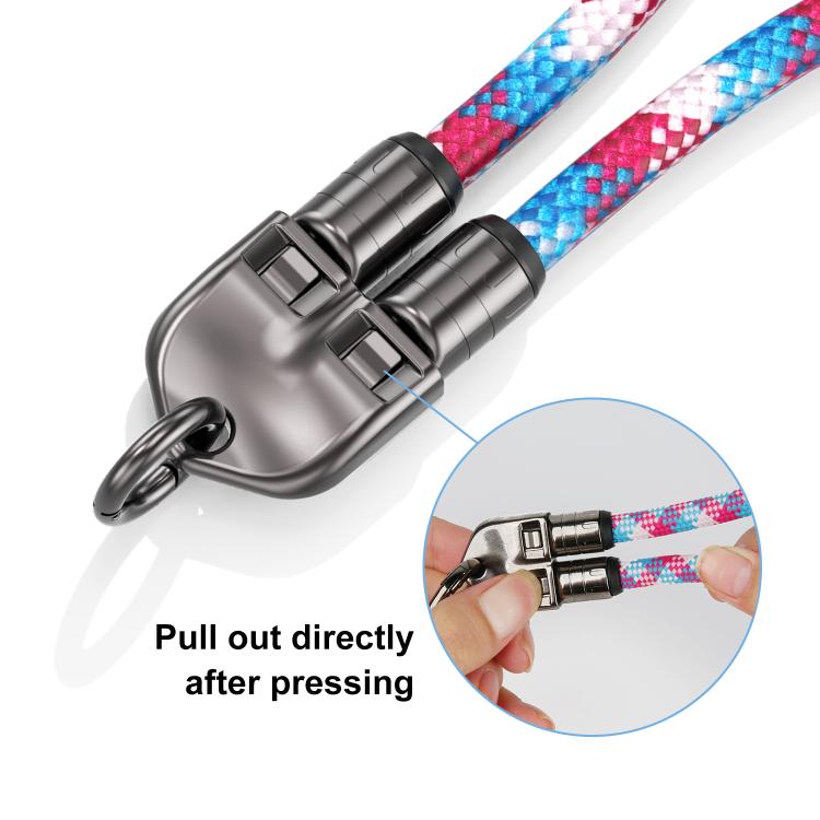 30cm 240W Type-C to Type-C Data Charging Cable Phone Anti-lost Wrist Short Strap
