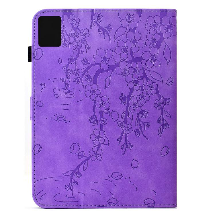 For Lenovo Tab M9 Plum Blossom Embossed Smart Leather Tablet Case