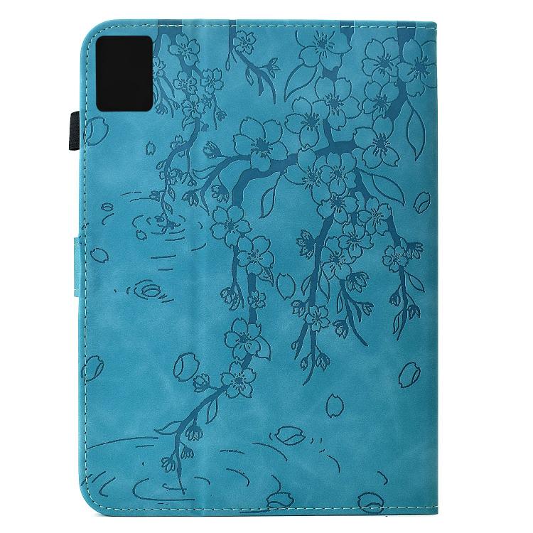 For Lenovo Tab M9 Plum Blossom Embossed Smart Leather Tablet Case