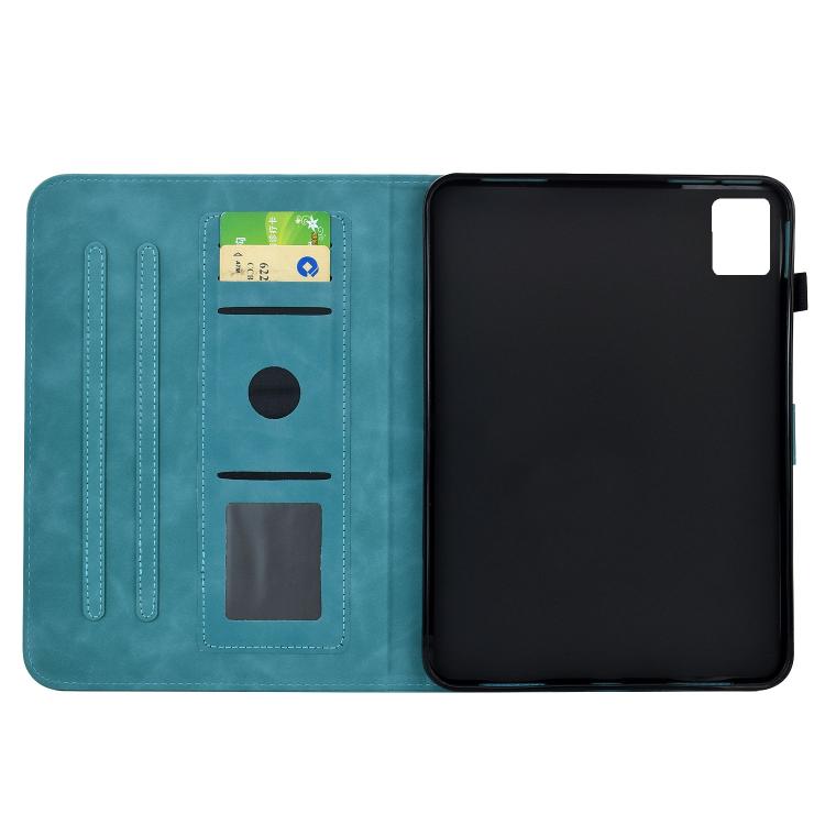 For Lenovo Tab M9 Plum Blossom Embossed Smart Leather Tablet Case