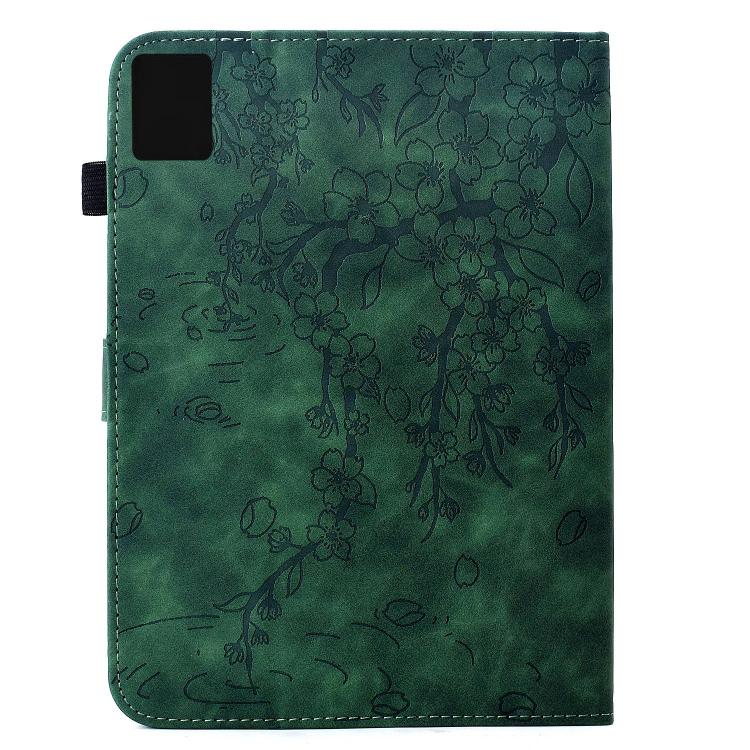 For Lenovo Tab M9 Plum Blossom Embossed Smart Leather Tablet Case