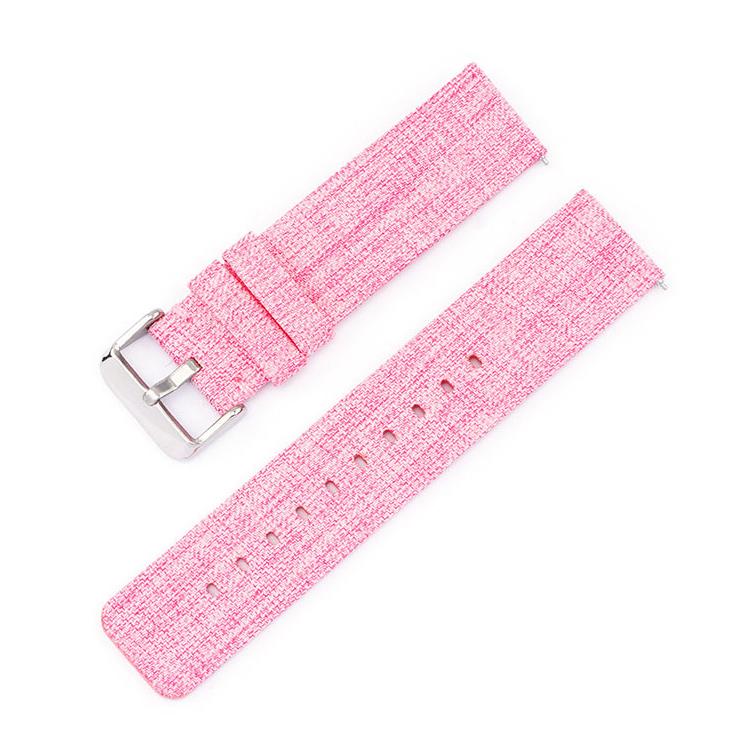 16mm Stainless Steel Pin Buckle Nylon Woven Canvas Watch Band