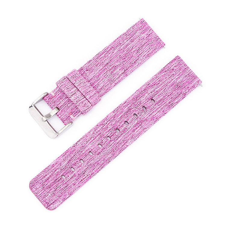 16mm Stainless Steel Pin Buckle Nylon Woven Canvas Watch Band