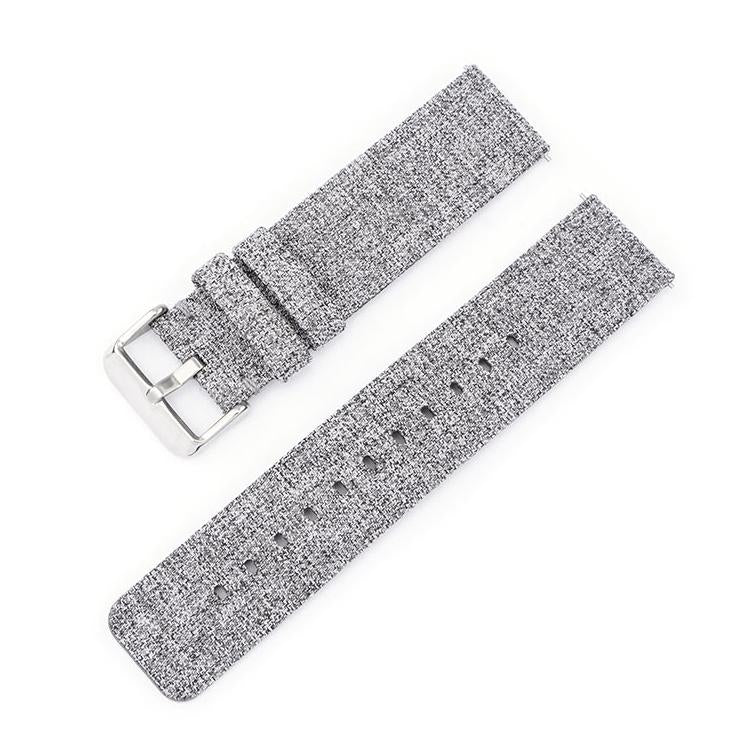 16mm Stainless Steel Pin Buckle Nylon Woven Canvas Watch Band