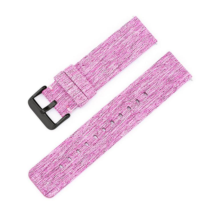 16mm Stainless Steel Pin Buckle Nylon Woven Canvas Watch Band