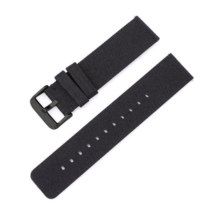 16mm Stainless Steel Pin Buckle Nylon Woven Canvas Watch Band