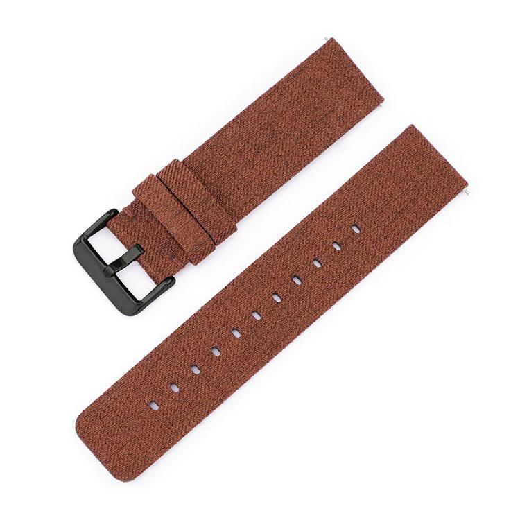 16mm Stainless Steel Pin Buckle Nylon Woven Canvas Watch Band
