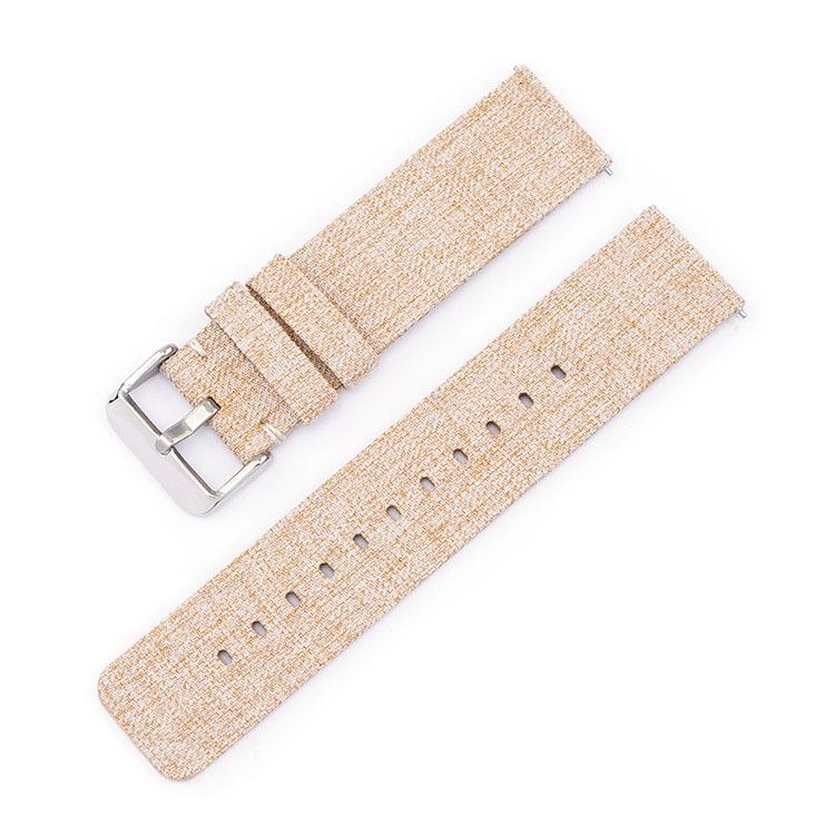 20mm Stainless Steel Pin Buckle Nylon Woven Canvas Watch Band