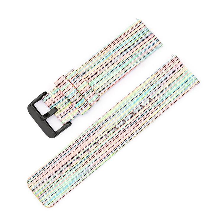 20mm Stainless Steel Pin Buckle Nylon Woven Canvas Watch Band