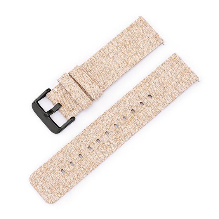 20mm Stainless Steel Pin Buckle Nylon Woven Canvas Watch Band