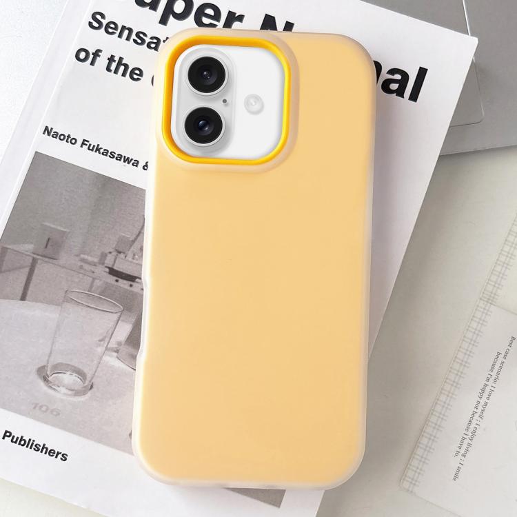 For iPhone 17 Jelly Color Matte Feel PC Hybrid TPU Phone Case