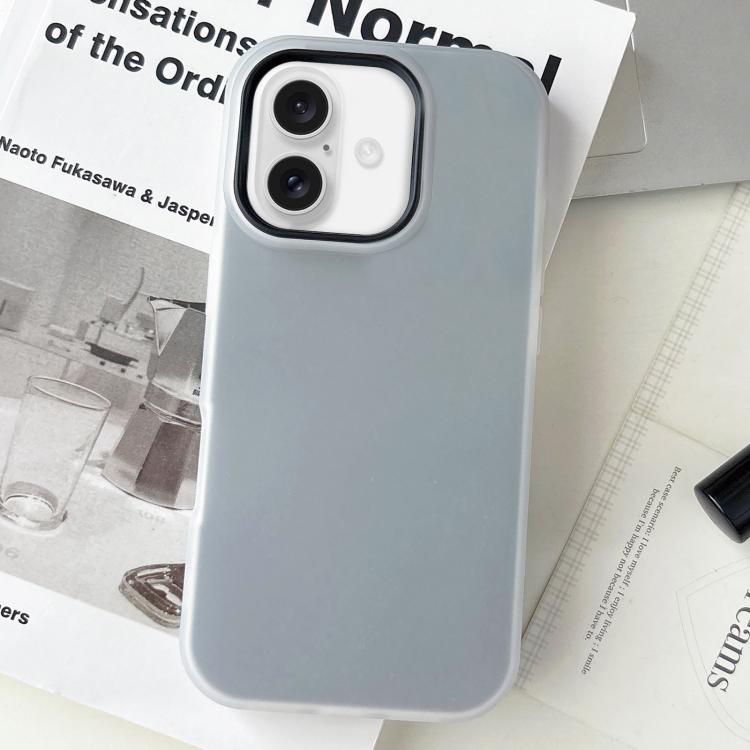 For iPhone 17 Jelly Color Matte Feel PC Hybrid TPU Phone Case
