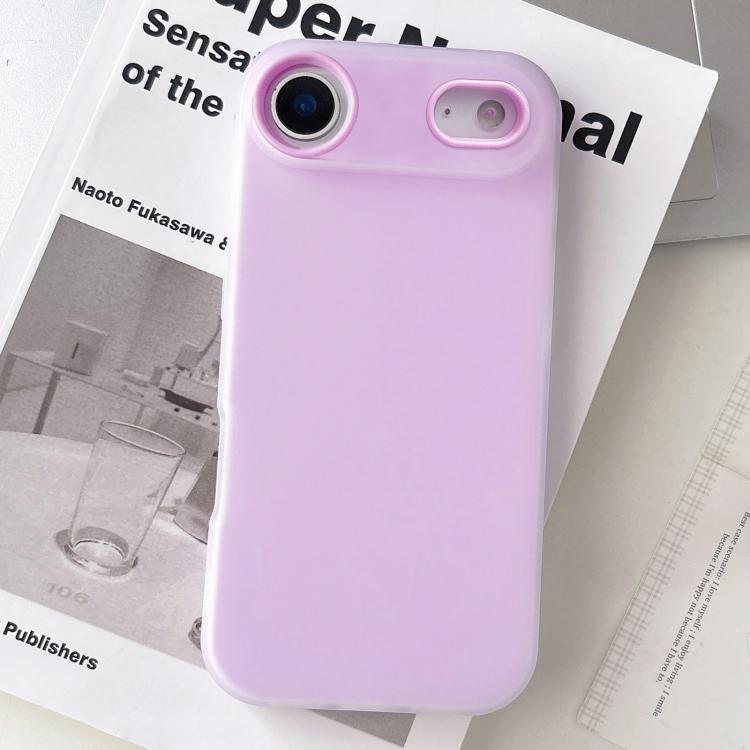 For iPhone Air Jelly Color Matte Feel PC Hybrid TPU Phone Case