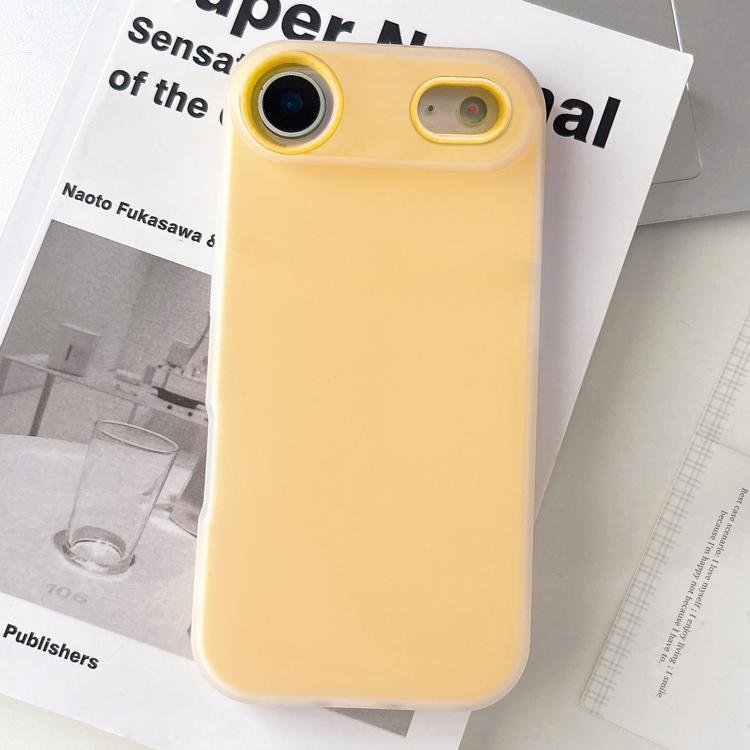 For iPhone Air Jelly Color Matte Feel PC Hybrid TPU Phone Case
