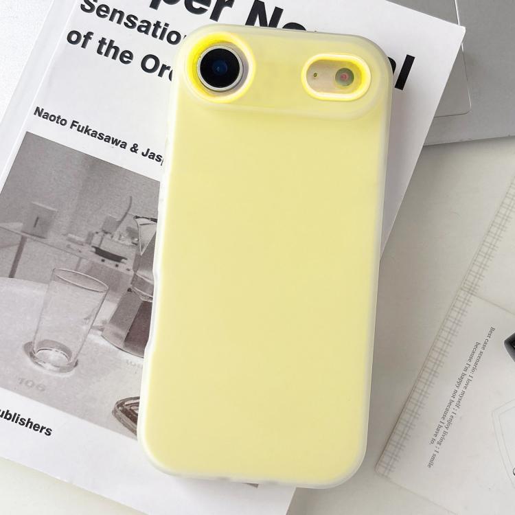 For iPhone Air Jelly Color Matte Feel PC Hybrid TPU Phone Case