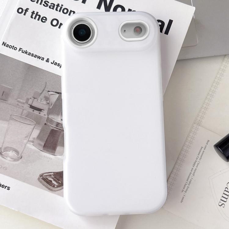 For iPhone Air Jelly Color Matte Feel PC Hybrid TPU Phone Case