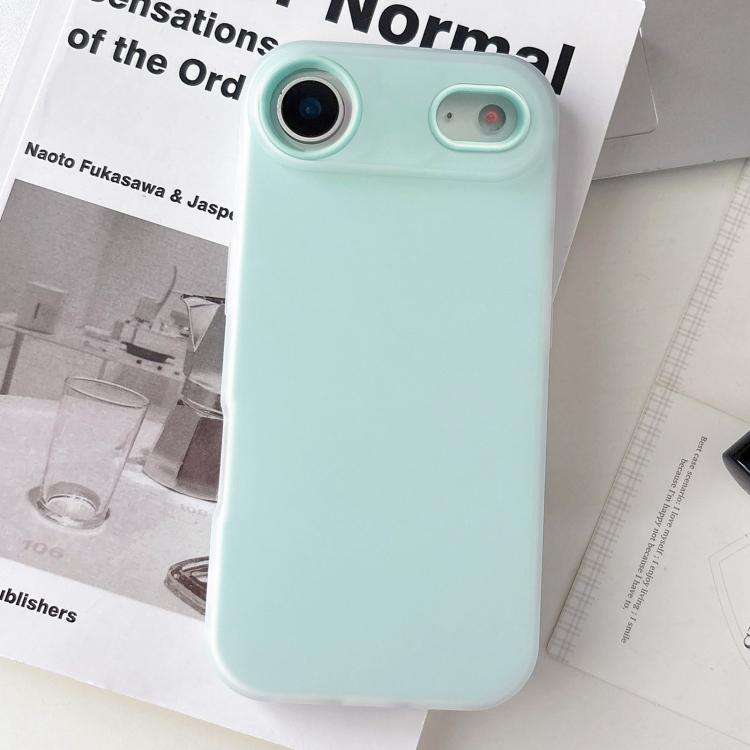 For iPhone Air Jelly Color Matte Feel PC Hybrid TPU Phone Case