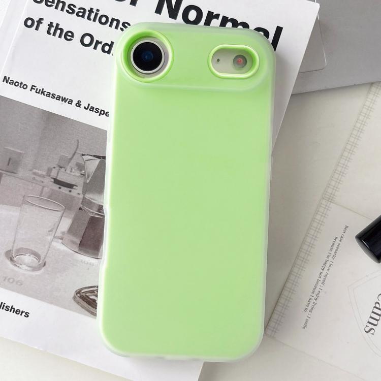 For iPhone Air Jelly Color Matte Feel PC Hybrid TPU Phone Case