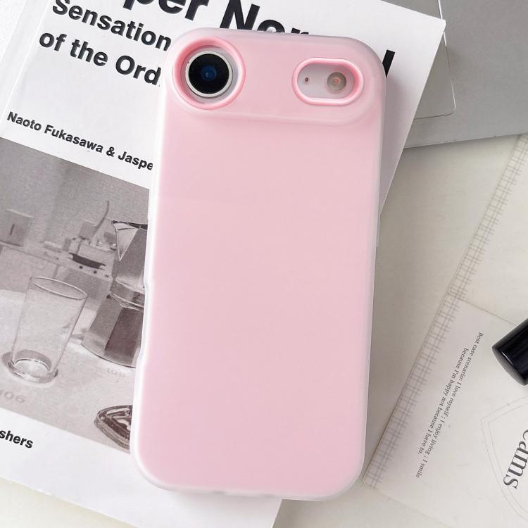 For iPhone Air Jelly Color Matte Feel PC Hybrid TPU Phone Case