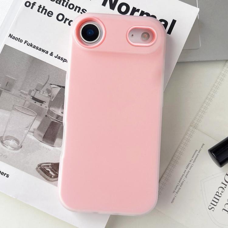For iPhone Air Jelly Color Matte Feel PC Hybrid TPU Phone Case