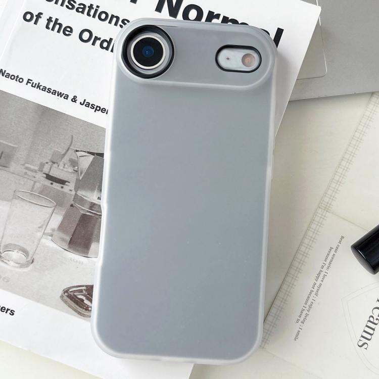 For iPhone Air Jelly Color Matte Feel PC Hybrid TPU Phone Case