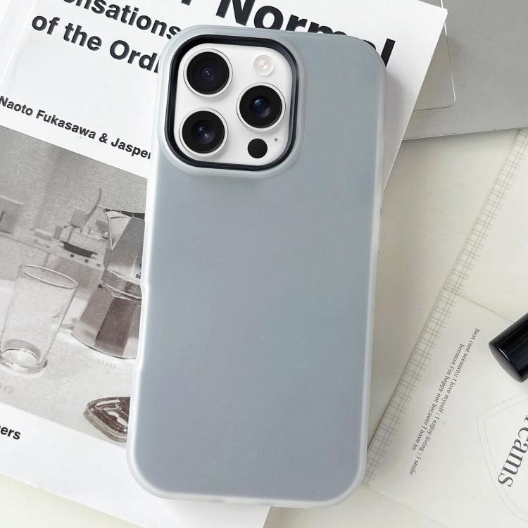For iPhone 16 Pro Jelly Color Matte Feel PC Hybrid TPU Phone Case