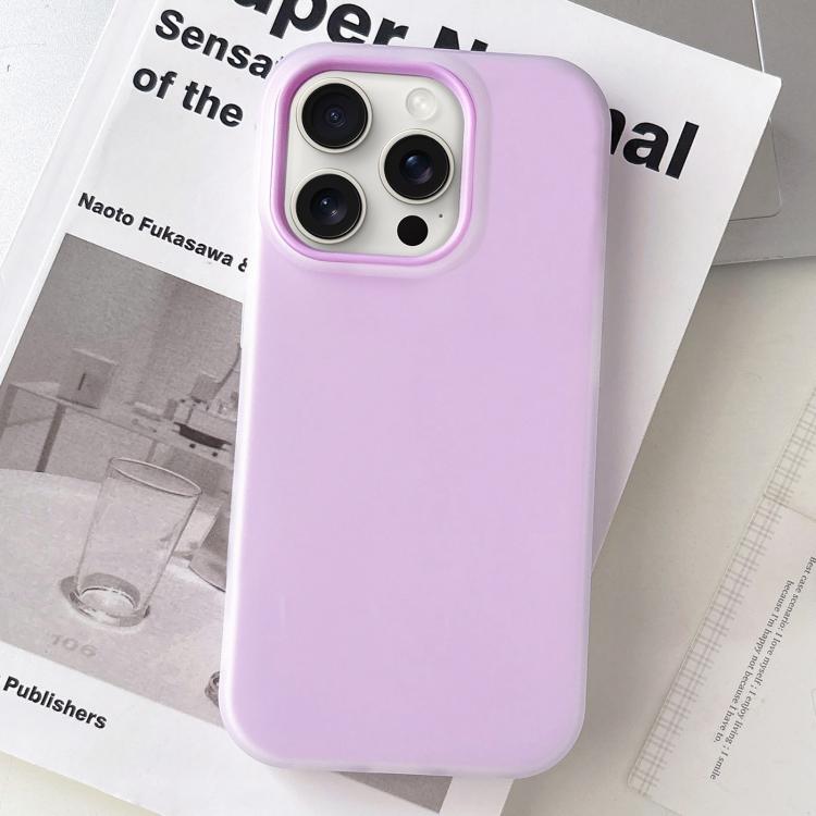 For iPhone 15 Pro Max Jelly Color Matte Feel PC Hybrid TPU Phone Case