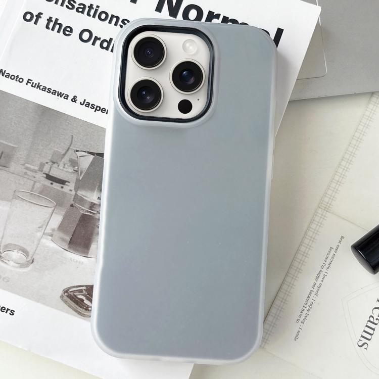 For iPhone 15 Pro Jelly Color Matte Feel PC Hybrid TPU Phone Case