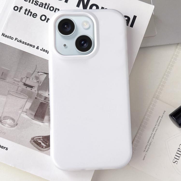 For iPhone 15 Jelly Color Matte Feel PC Hybrid TPU Phone Case