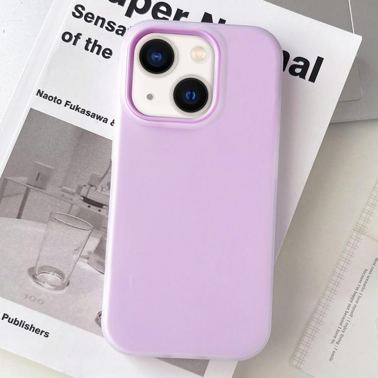 For iPhone 14 Plus Jelly Color Matte Feel PC Hybrid TPU Phone Case