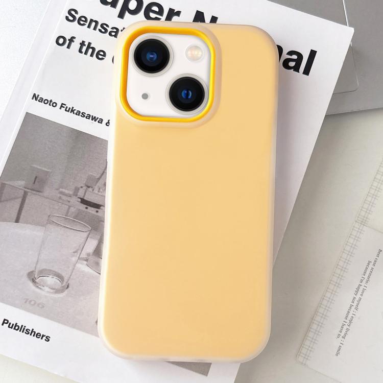 For iPhone 14 Plus Jelly Color Matte Feel PC Hybrid TPU Phone Case