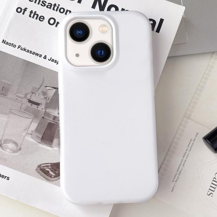 For iPhone 14 Jelly Color Matte Feel PC Hybrid TPU Phone Case