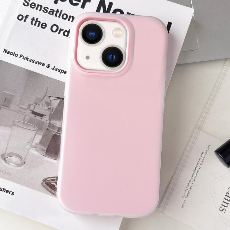 For iPhone 14 Jelly Color Matte Feel PC Hybrid TPU Phone Case